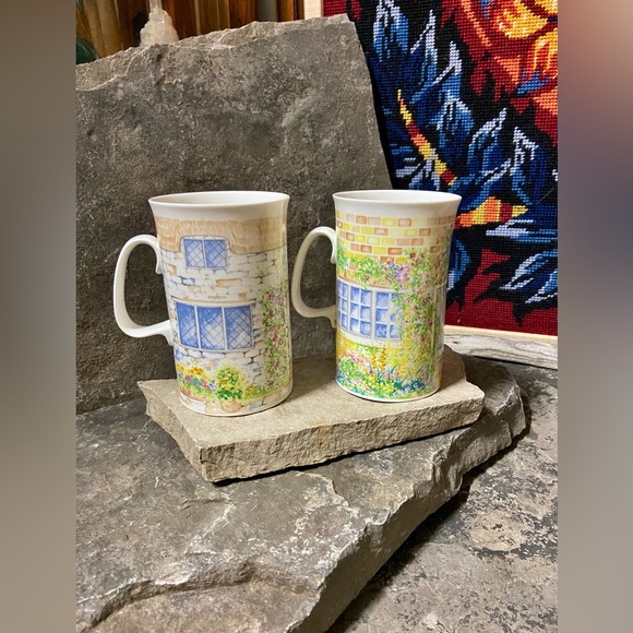 Made in Britain Pair of Fine Bone China Mugs - Picture 3 of 8